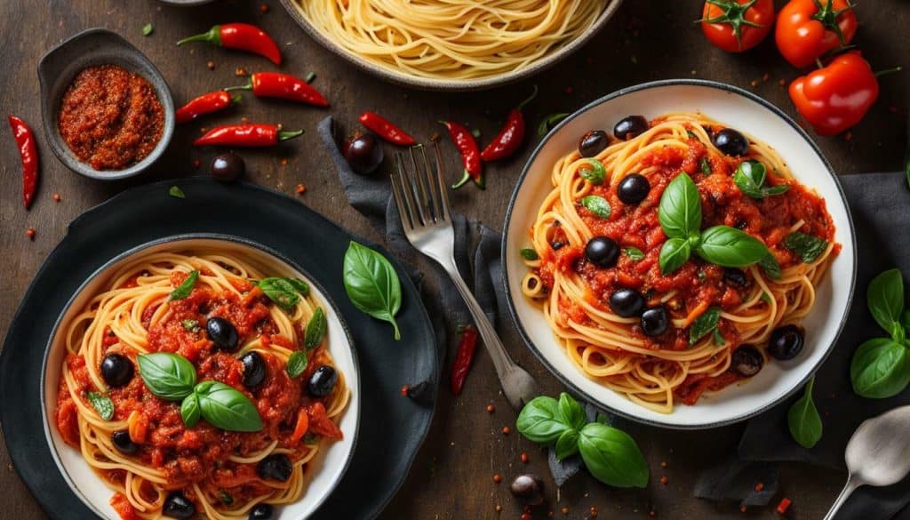 quick spicy pasta dishes