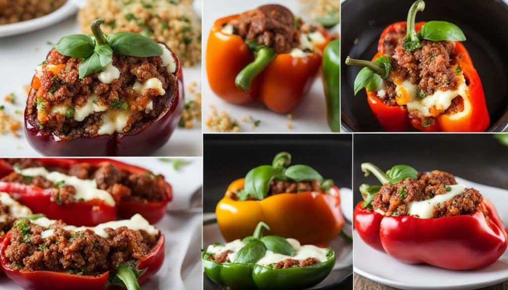 sausage-stuffed peppers image
